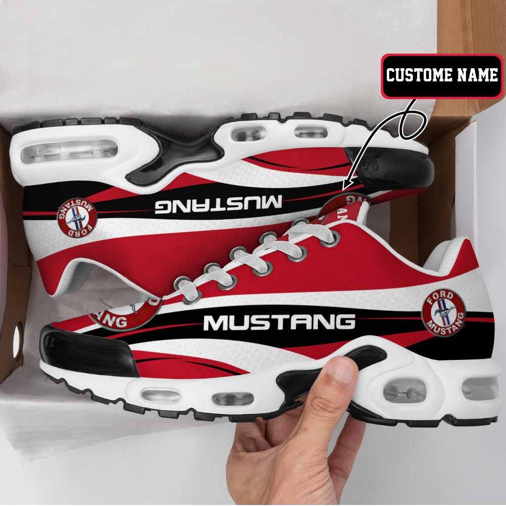 Ford Mustang Wave Style Custom Name TN Air Max Shoes Air Cushion Sneakers