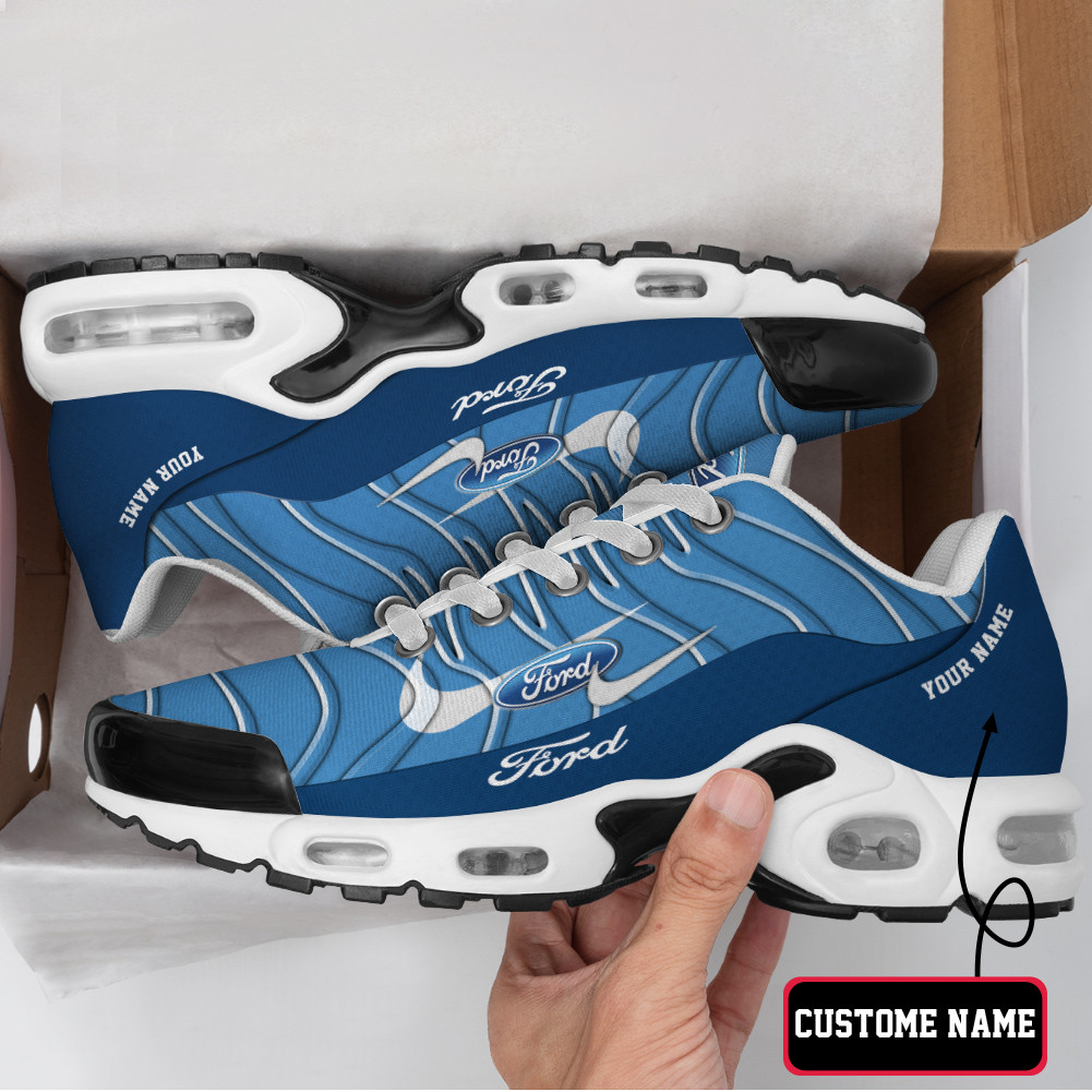 Ford Vibrant Wave Custom Name TN Air Max Shoes Air Cushion Sneakers