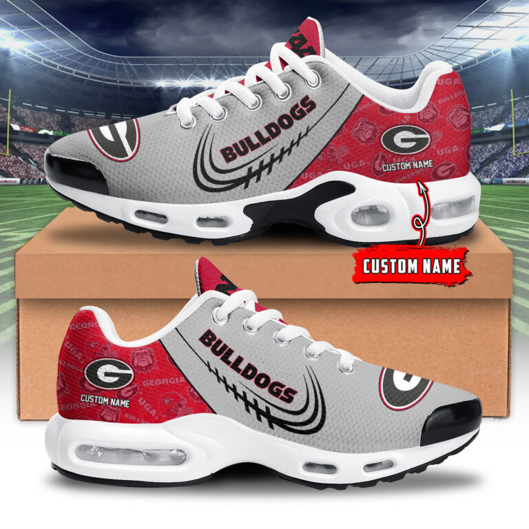 Georgia Bulldogs Personalized Name Team Logo Mix Colors Stitch Line TN Shoes Air Cushion Sneakers
