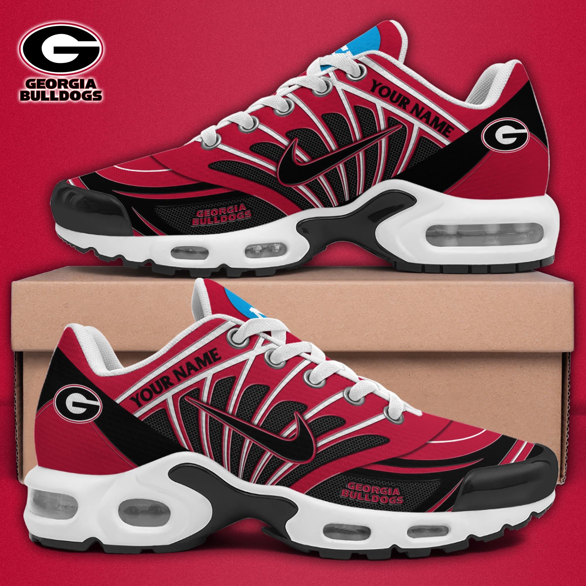 Georgia Bulldogs TN Shoes 2026 Version Custom Name 