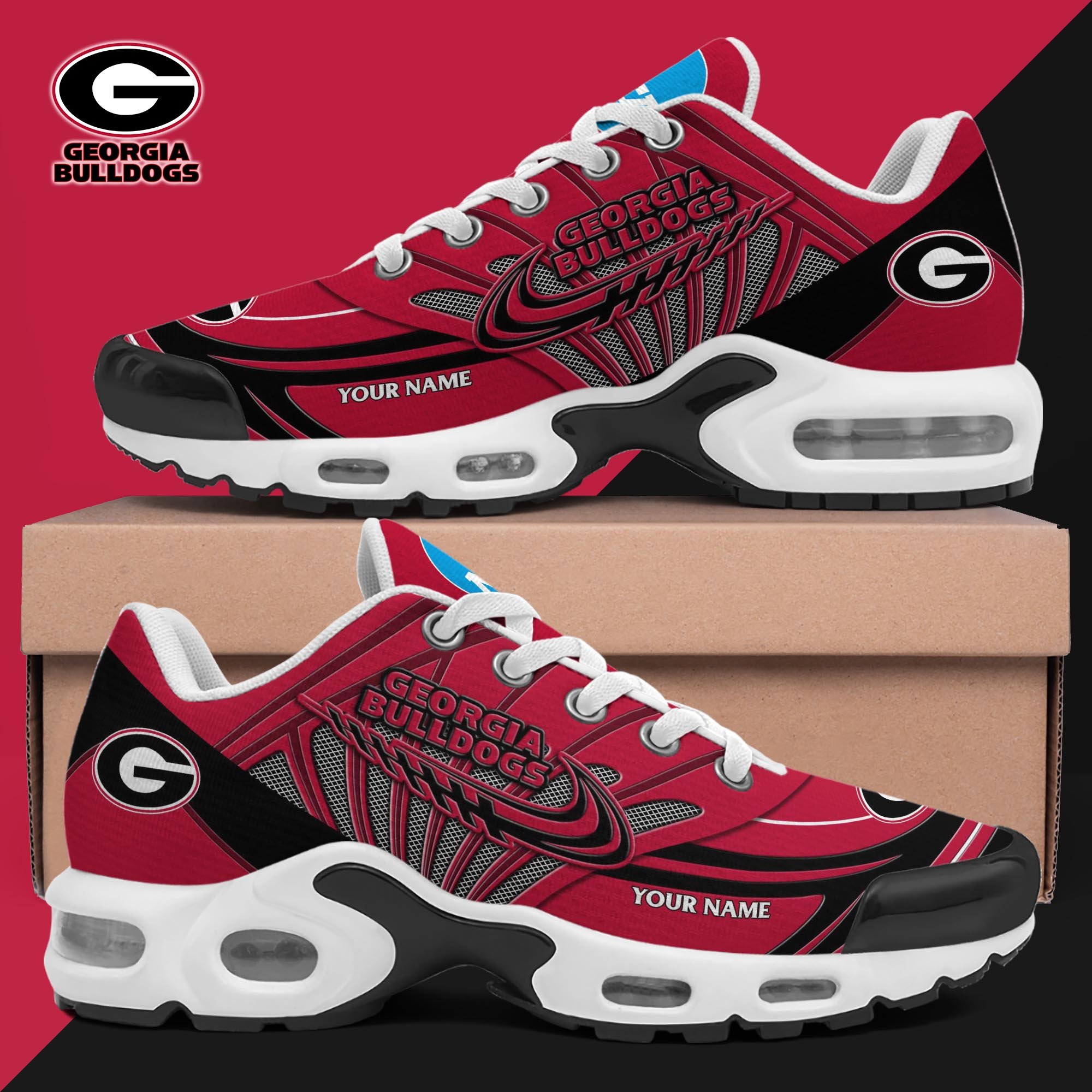 Georgia Bulldogs TN Shoes 2026 Version Custom Your Name 