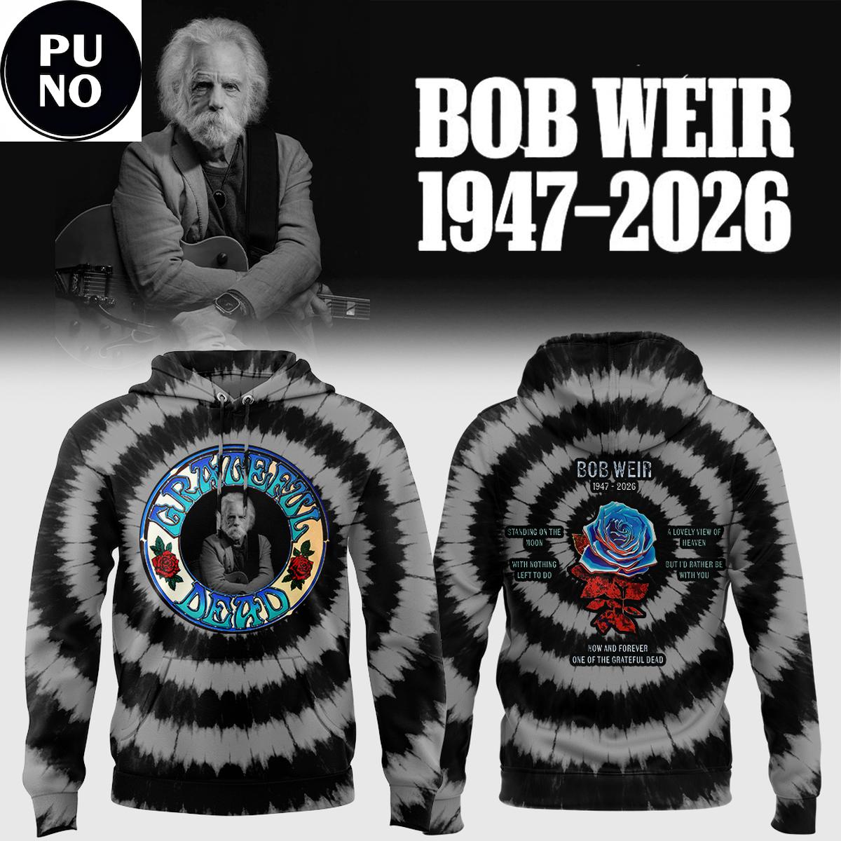 grateful dead in loving memory of bob weir 1974 2026 hoodie t shirt 3066 szphg