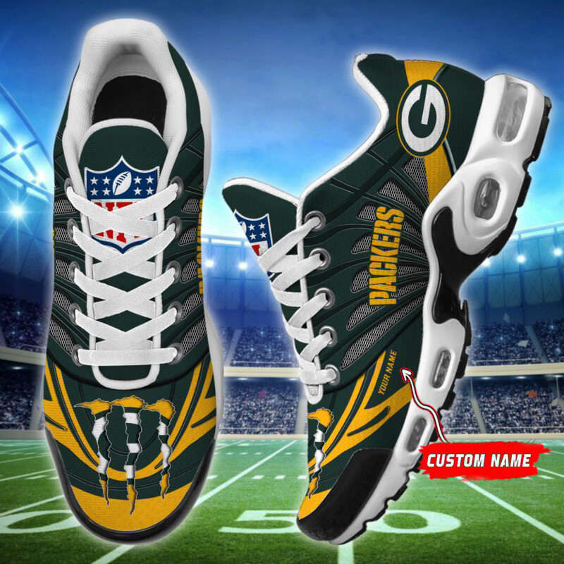 Green Bay Packers Air Max Plus Sport Sneakers For Fan Gifts
