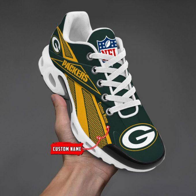 green bay packers custom name air max shoes air cushion sneakers 2393