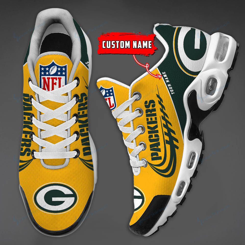 green bay packers personalized air max shoes cushion sneaker 9922 wjehf