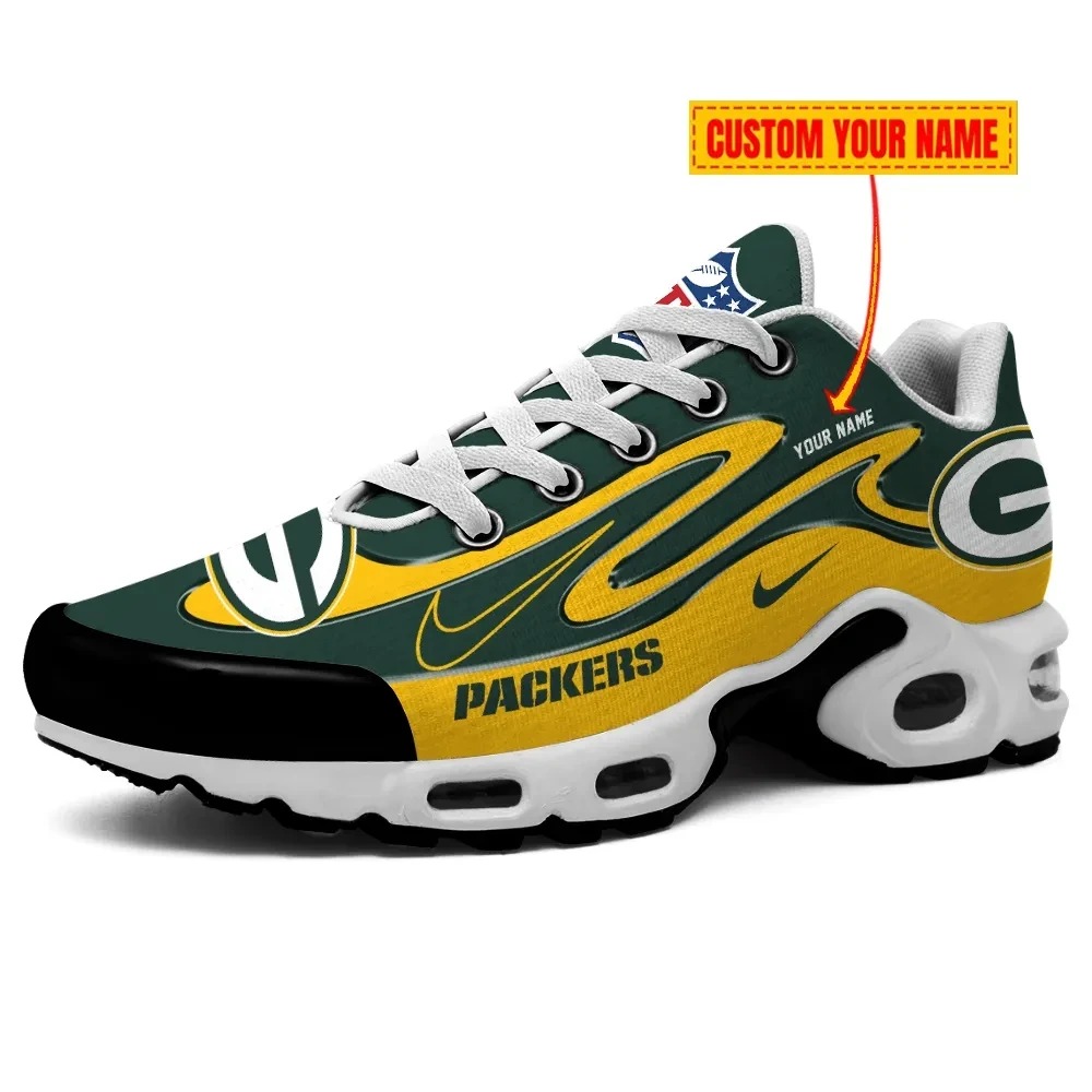 green bay packers personalized name team mix colors v2 tn air max shoes air cushion sneakers 5719 krlmf