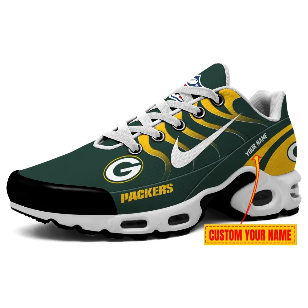 green bay packers personalized name team mix colors v3 tn air max shoes air cushion sneakers 8037