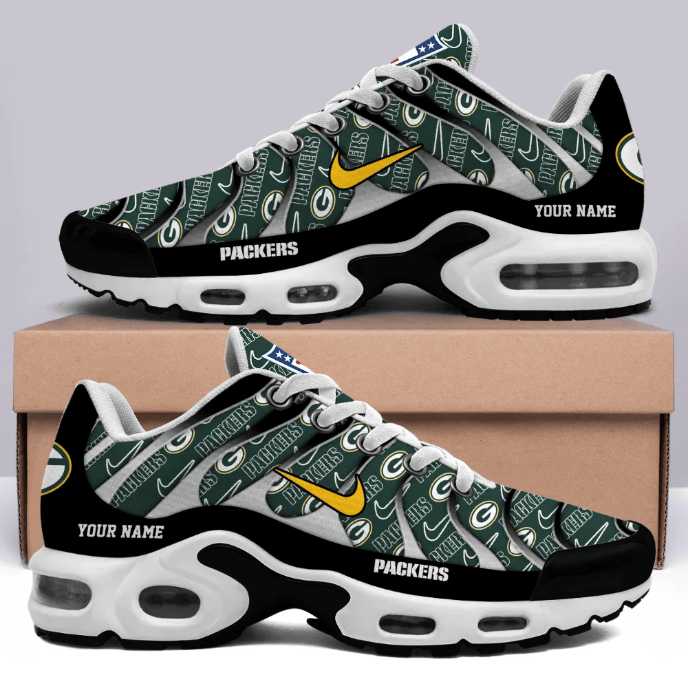 green bay packers personalized name team mix colors v5 tn air max shoes air cushion sneakers 3523 m4bhp