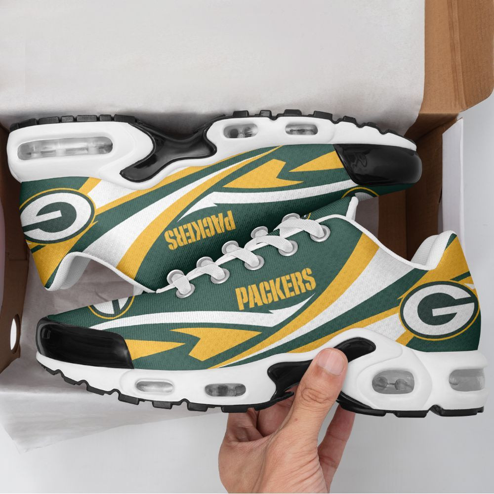 green bay packers plus air max sneaker shoes 2644 ceg13