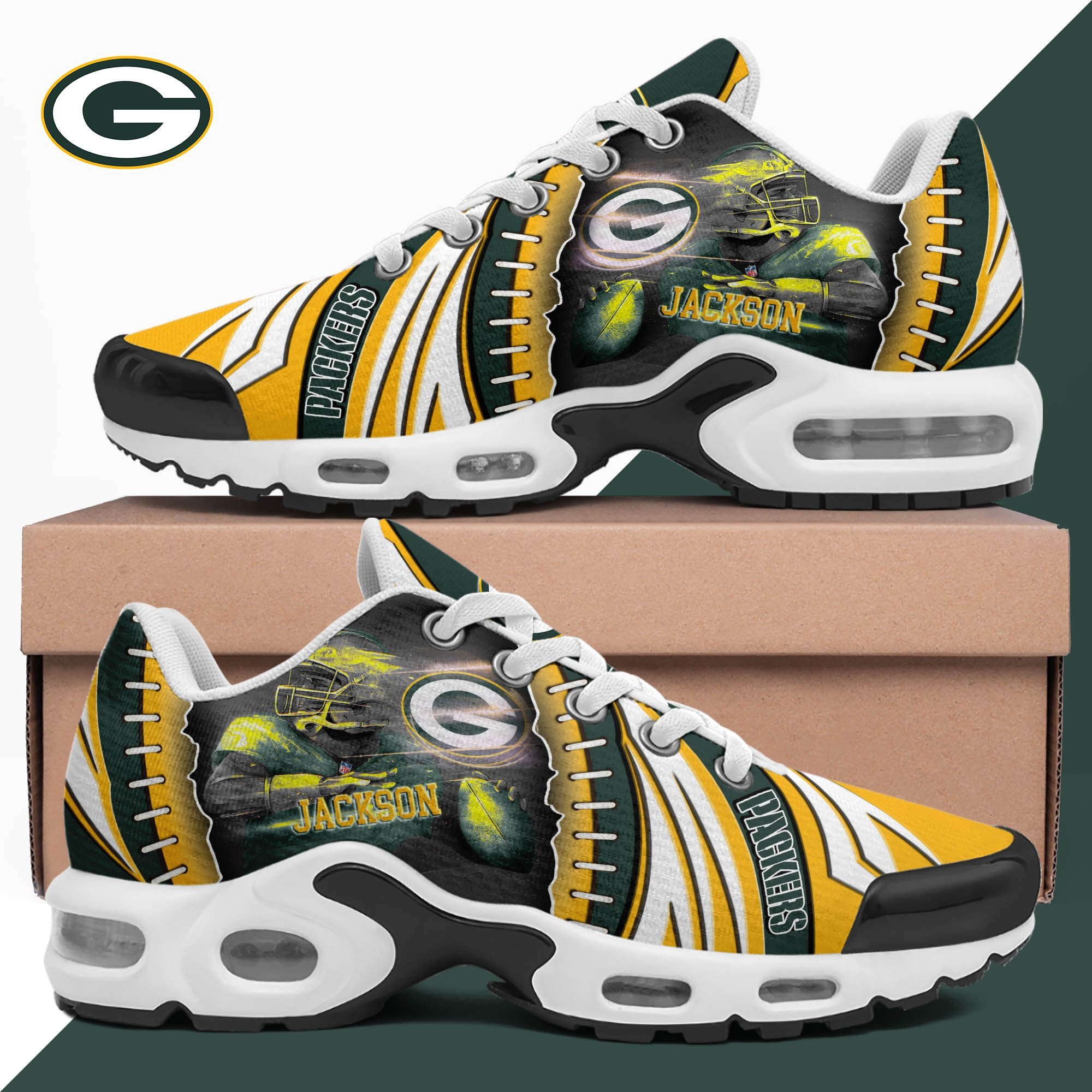 Green Bay Packers TN Shoes 2026 Version Custom Your Name 919