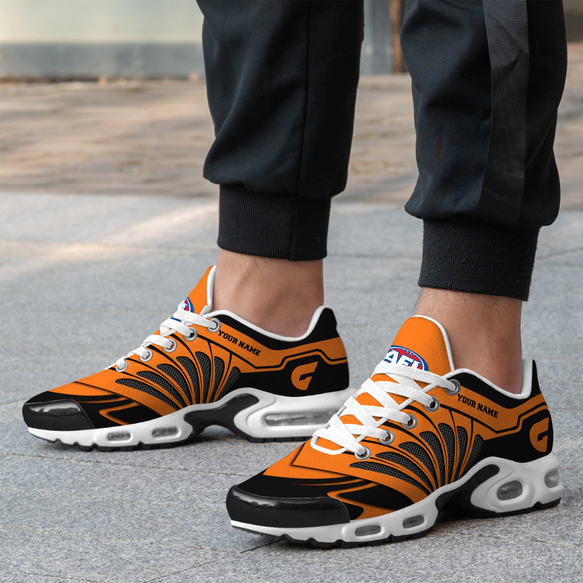 gws giants customized unisex air max plus sneakers 1434