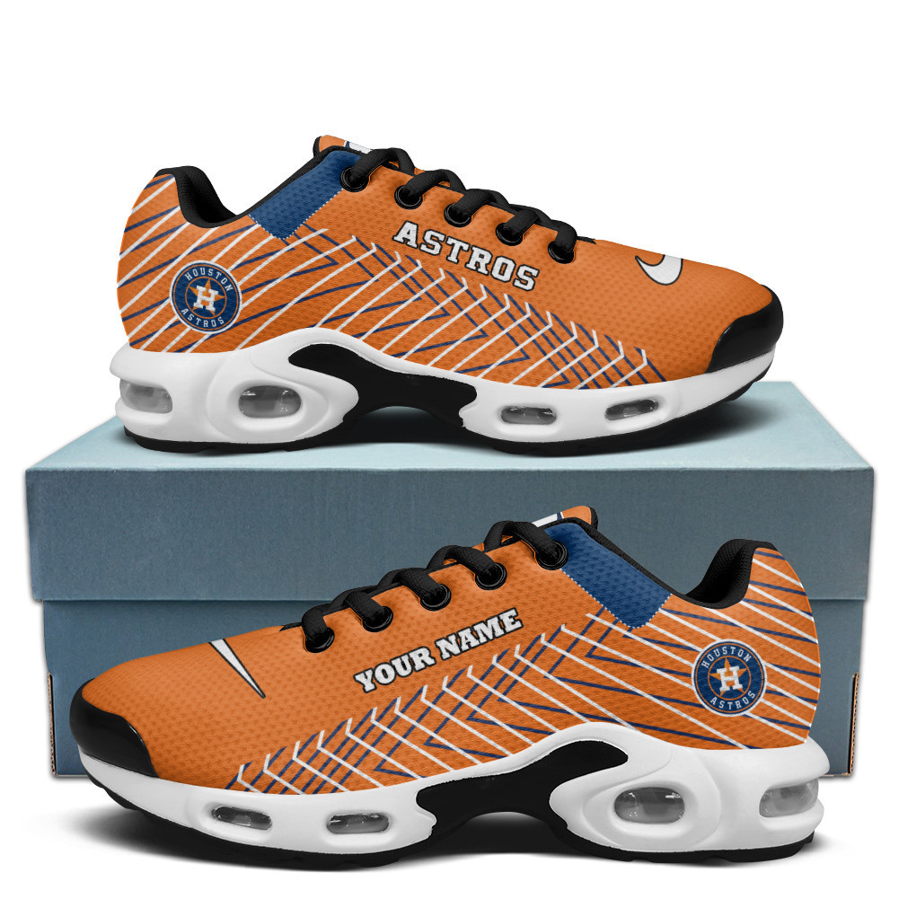 houston astros personalized name team colors jagged lines tn air max shoes air cushion sneakers 7433 vhwle
