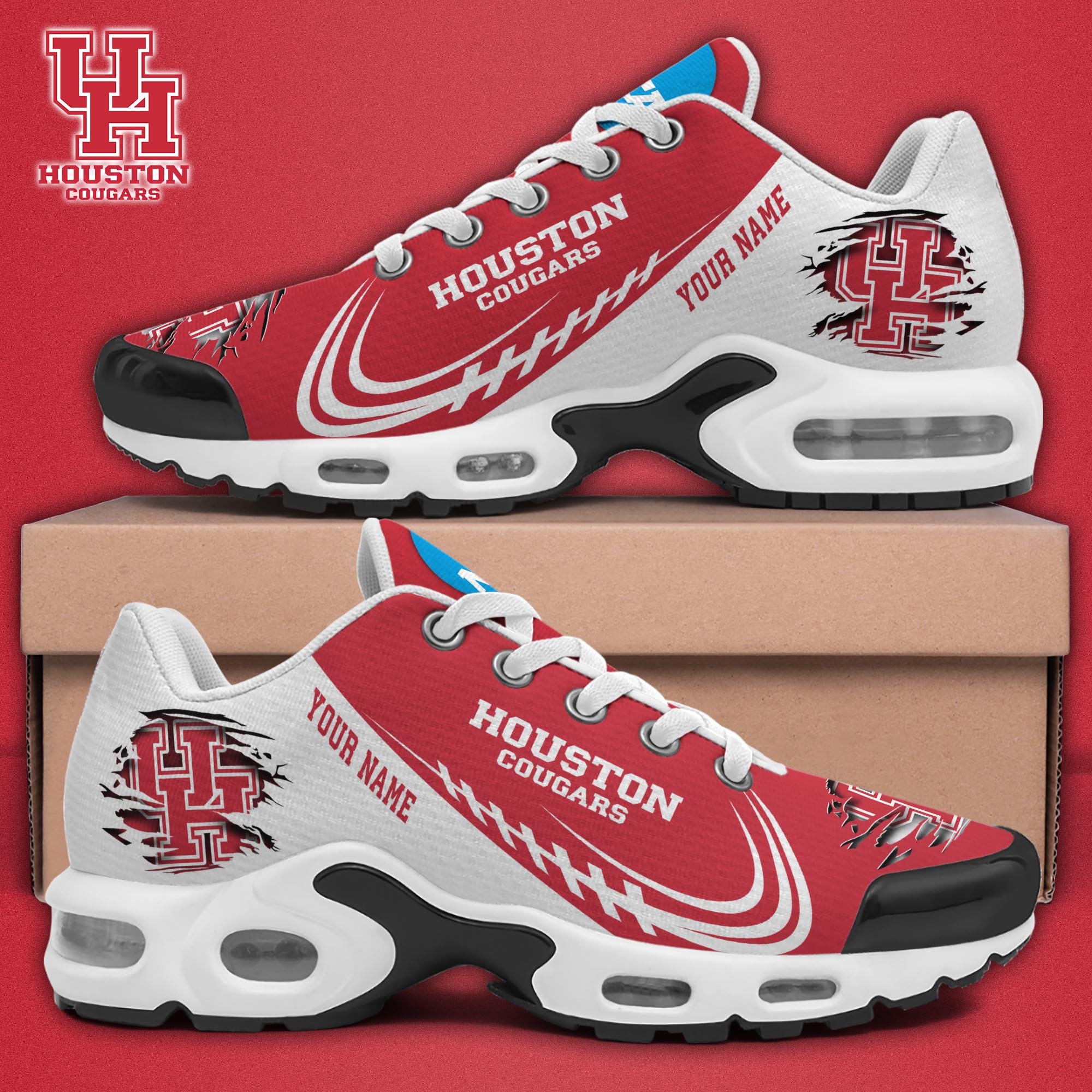 Houston Cougars TN Shoes 2026 Version Custom Name 