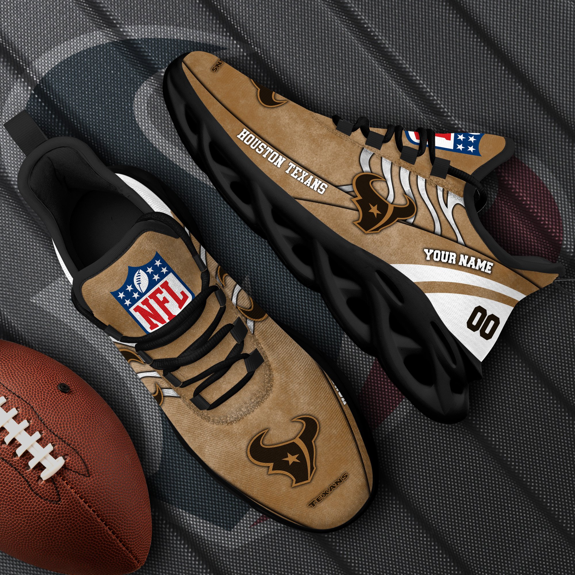 houston texans black max soul shoes 2026 versions custom your name and number 264 3708 f3ndw
