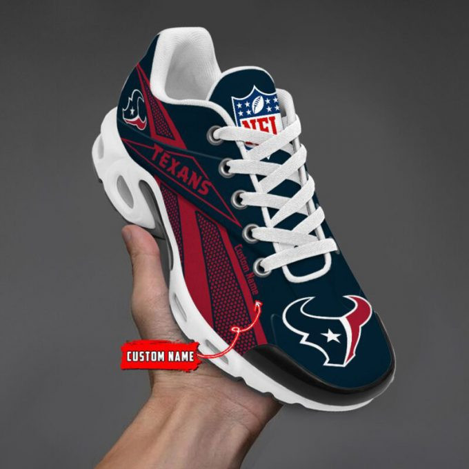 Houston Texans Custom Name Shoes Air Cushion Sneakers