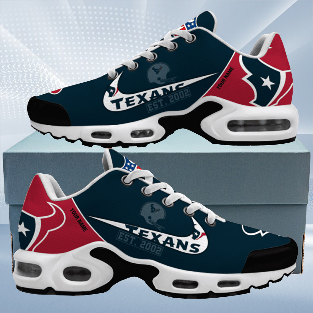 houston texans est. custom name air max shoes air cushion sneakers 7768 kdbuw