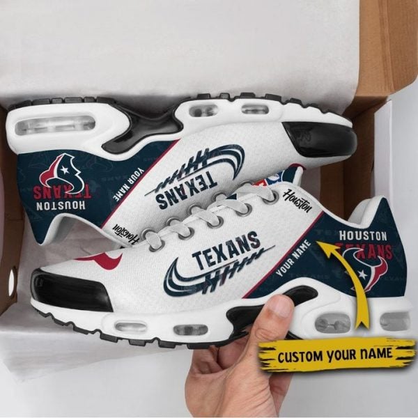 Houston Texans Personalized Name Team Mix Colors Wing Logo TN Shoes Air Cushion Sneakers