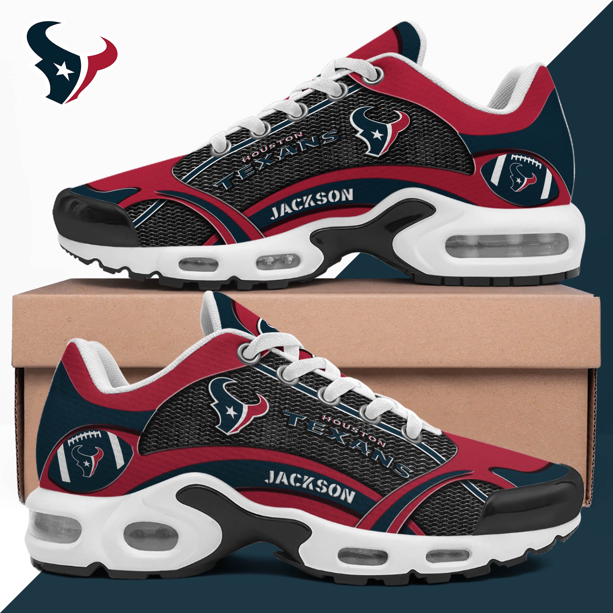 Houston Texans Team TN Shoes 2026 Version Custom Name 889