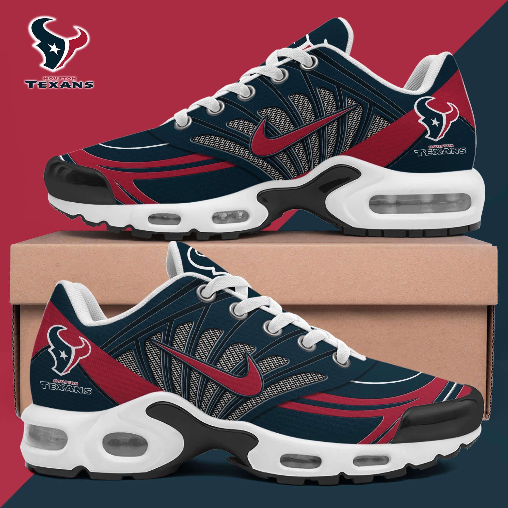 Houston Texans TN Shoes 2026 Version Custom Name 919