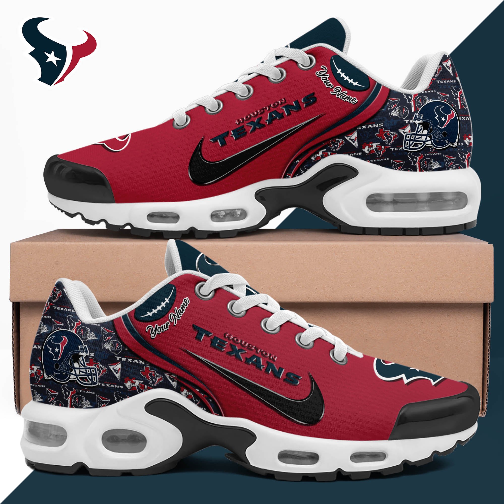 houston texans tn shoes 2026 version custom your name 499 7358 g161h