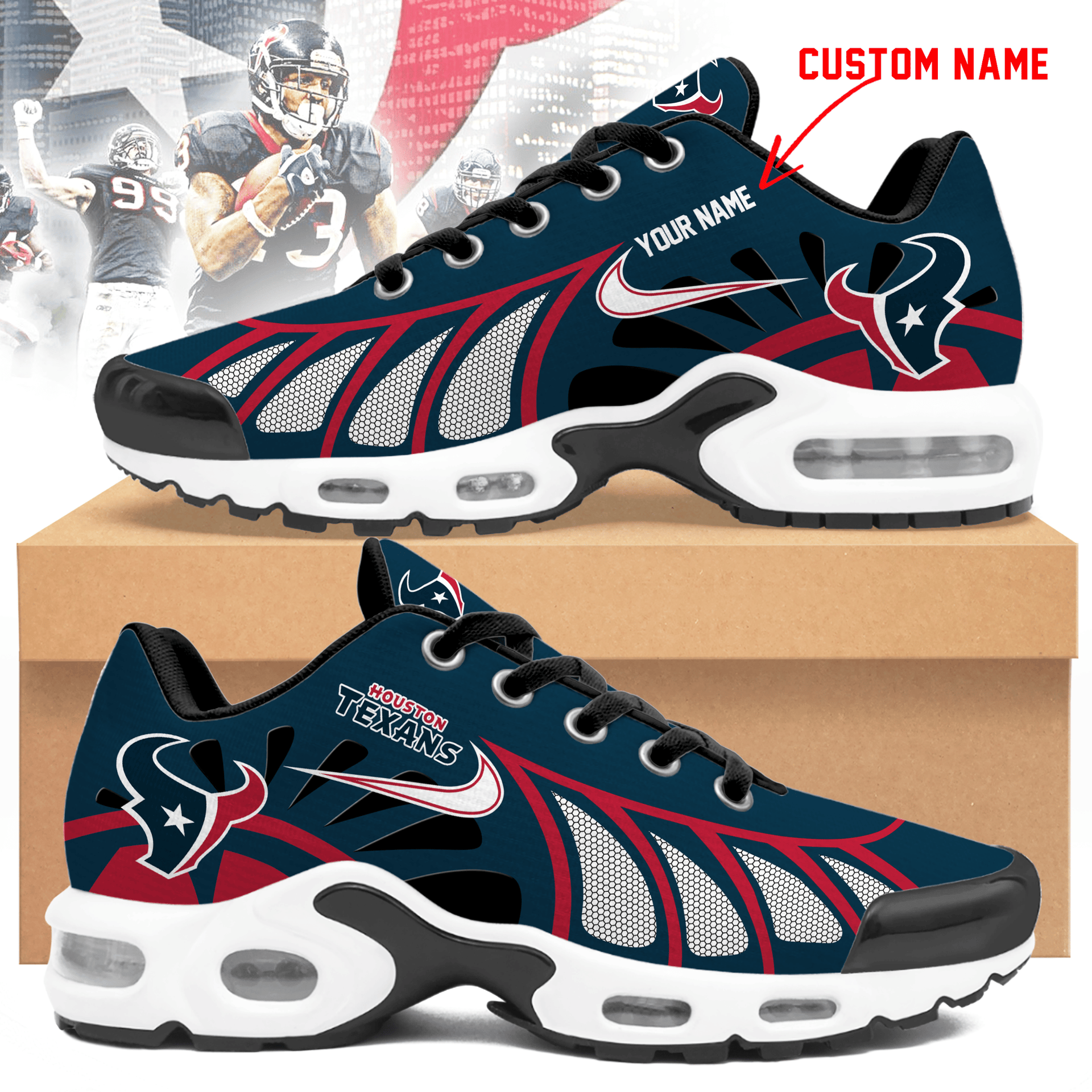 houston texans unisex air max plus sneakers 3253 y9yj2