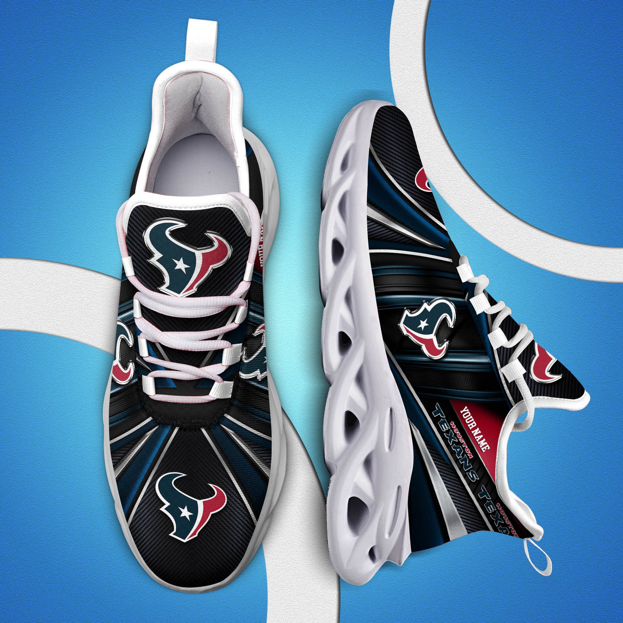 houston texans white c sneakers 2026 version personalized your name sport team sneakers sport gifts ph892 6737 5todg