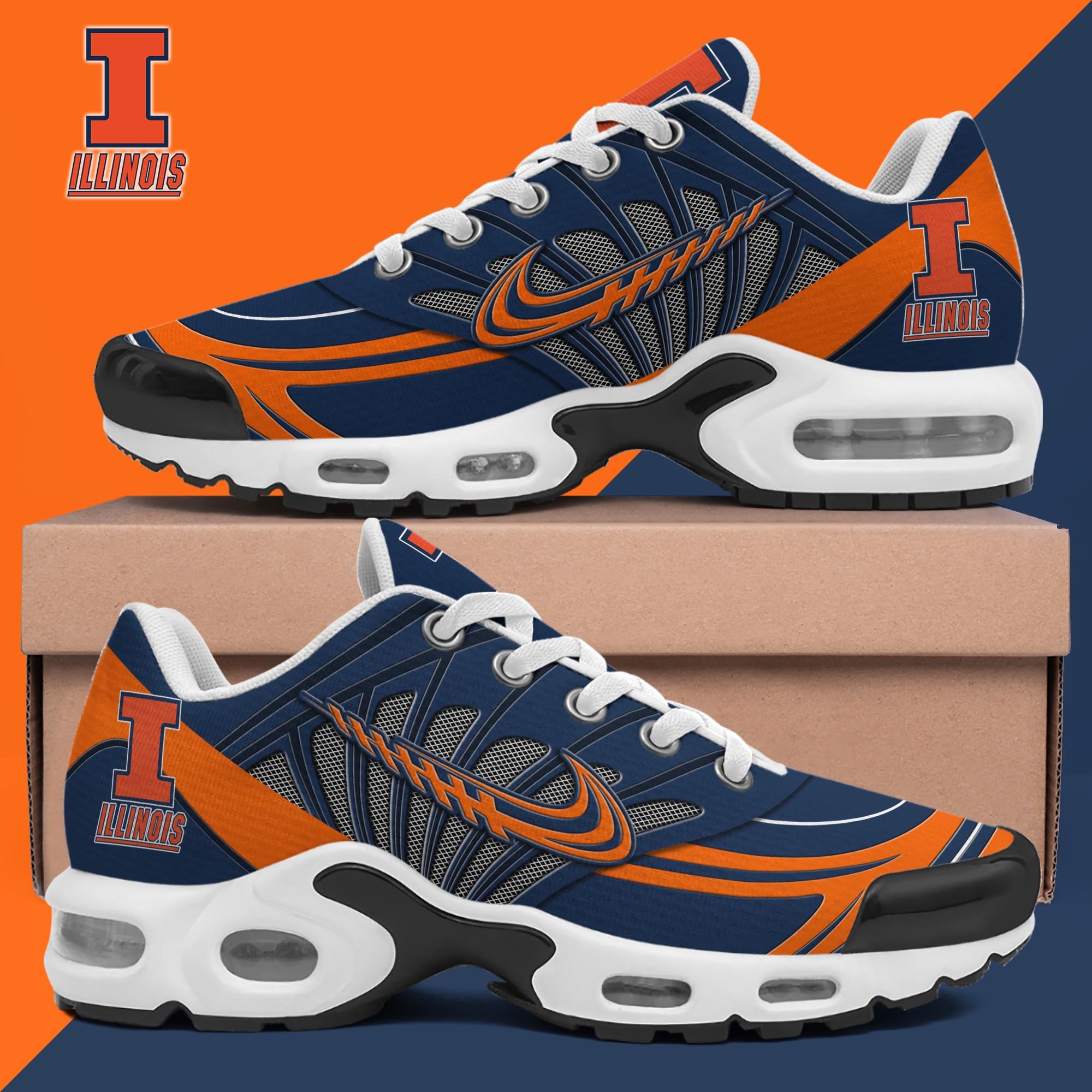 illinois fighting illini tn shoes 2026 version custom name 135 1381 7lov9