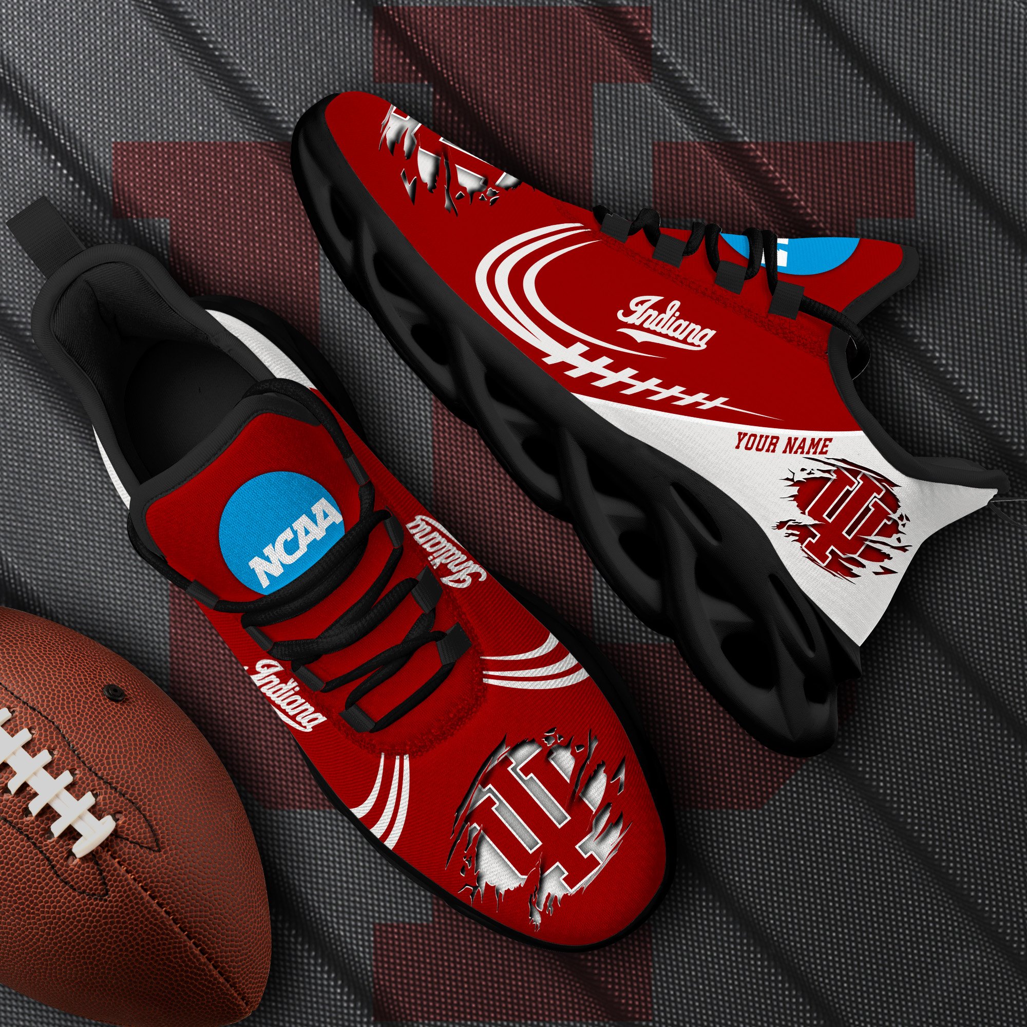 indiana hoosiers black max soul shoes 2026 versions custom name 016 3558 jnfcc