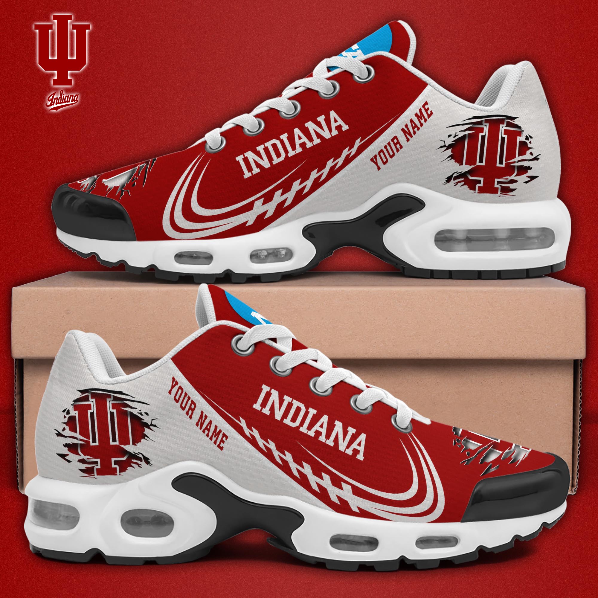 indiana hoosiers tn shoes 2026 version custom name 9673 23di1