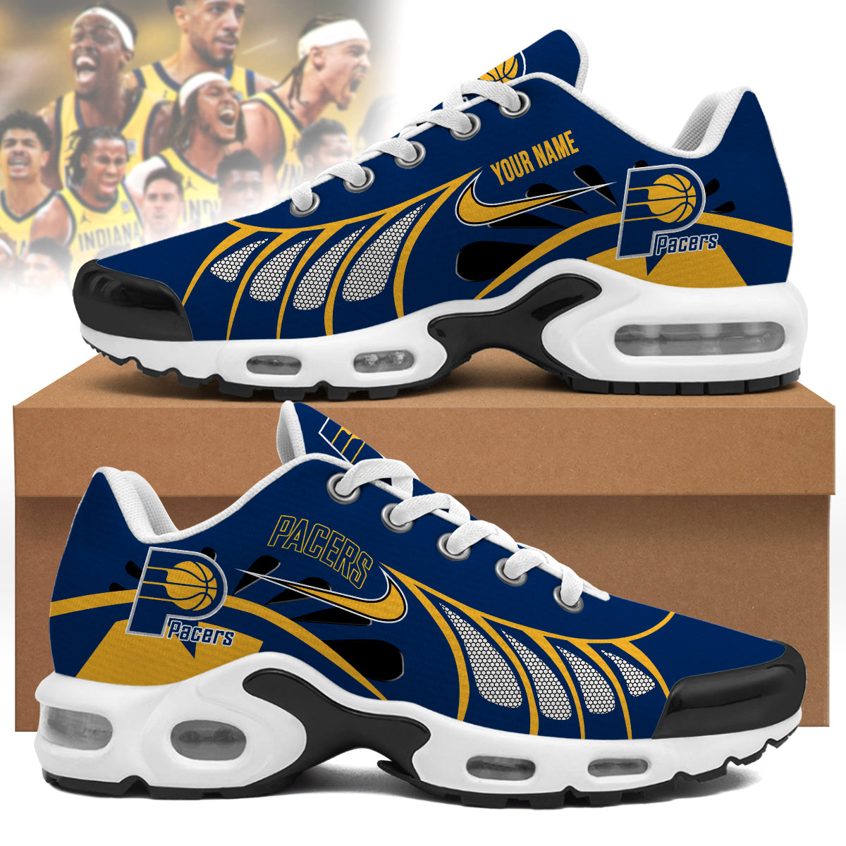 indiana pacers personalized air max shoes 5108 kir21