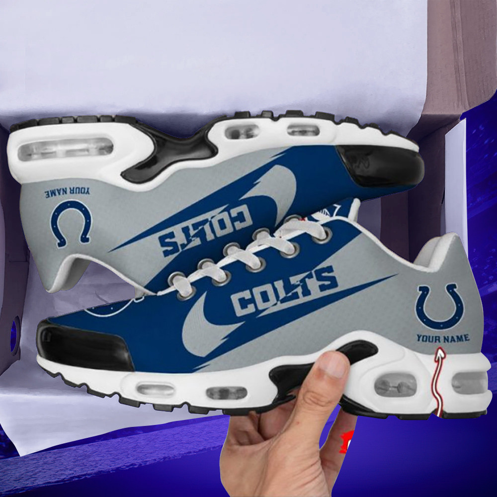 indianapolis colts logo custom name air max shoes air cushion sneakers 4171 ou8if