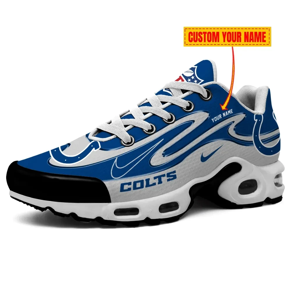 indianapolis colts personalized name team mix colors v2 tn air max shoes air cushion sneakers 9100 apges