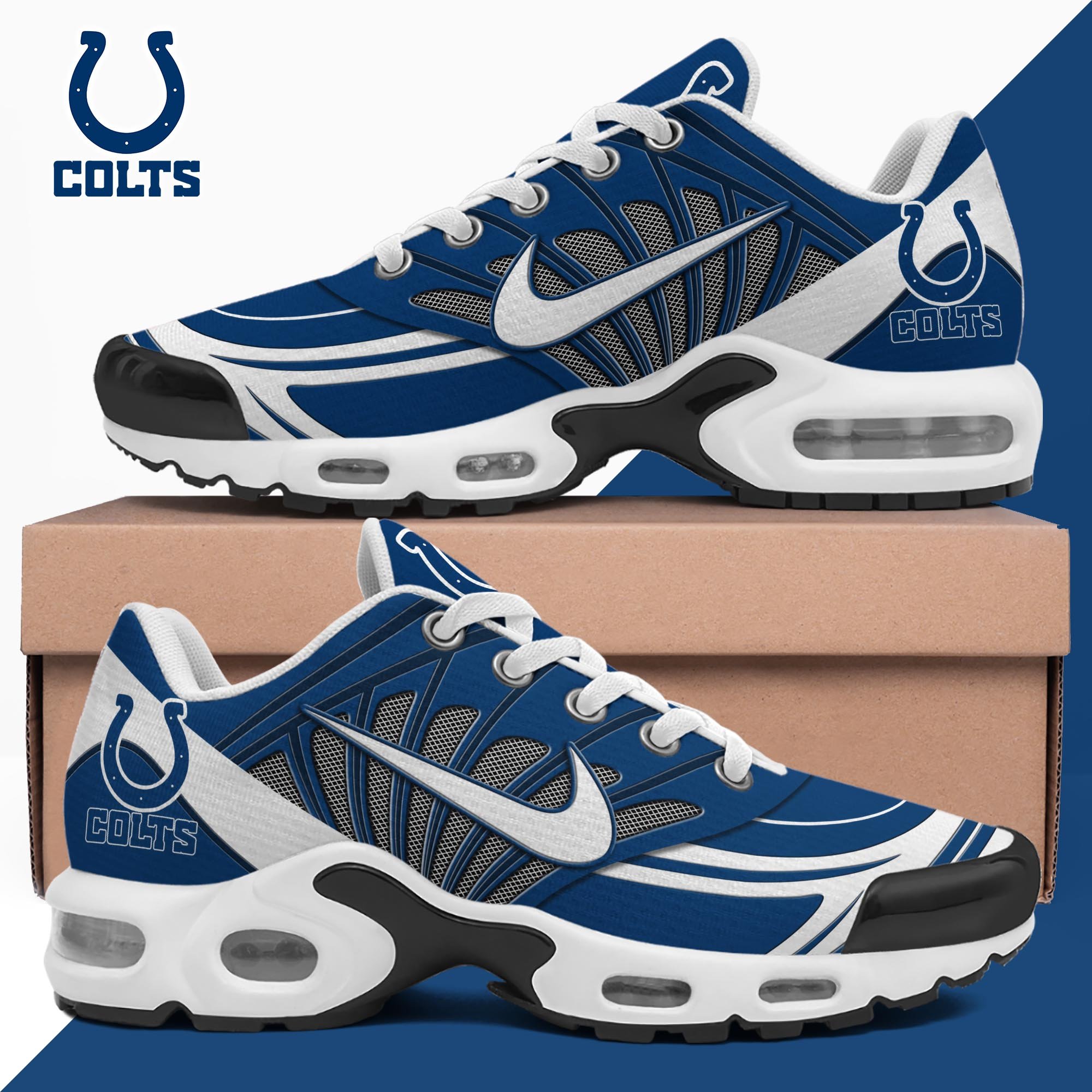 Indianapolis Colts TN Shoes 2026 Version Custom Name 137