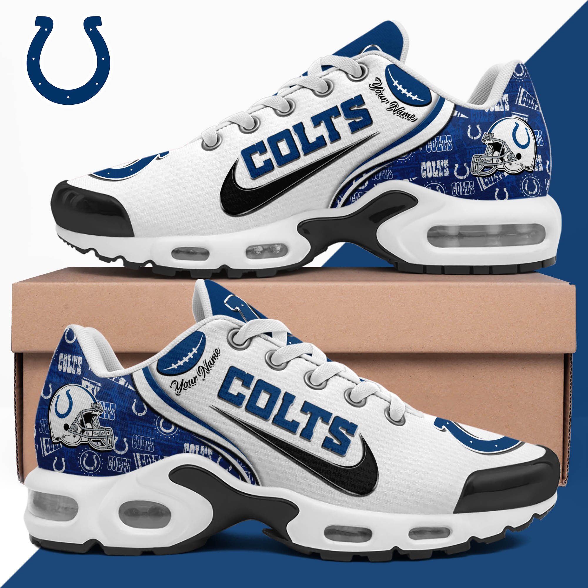 Indianapolis Colts TN Shoes 2026 Version Custom Your Name 499