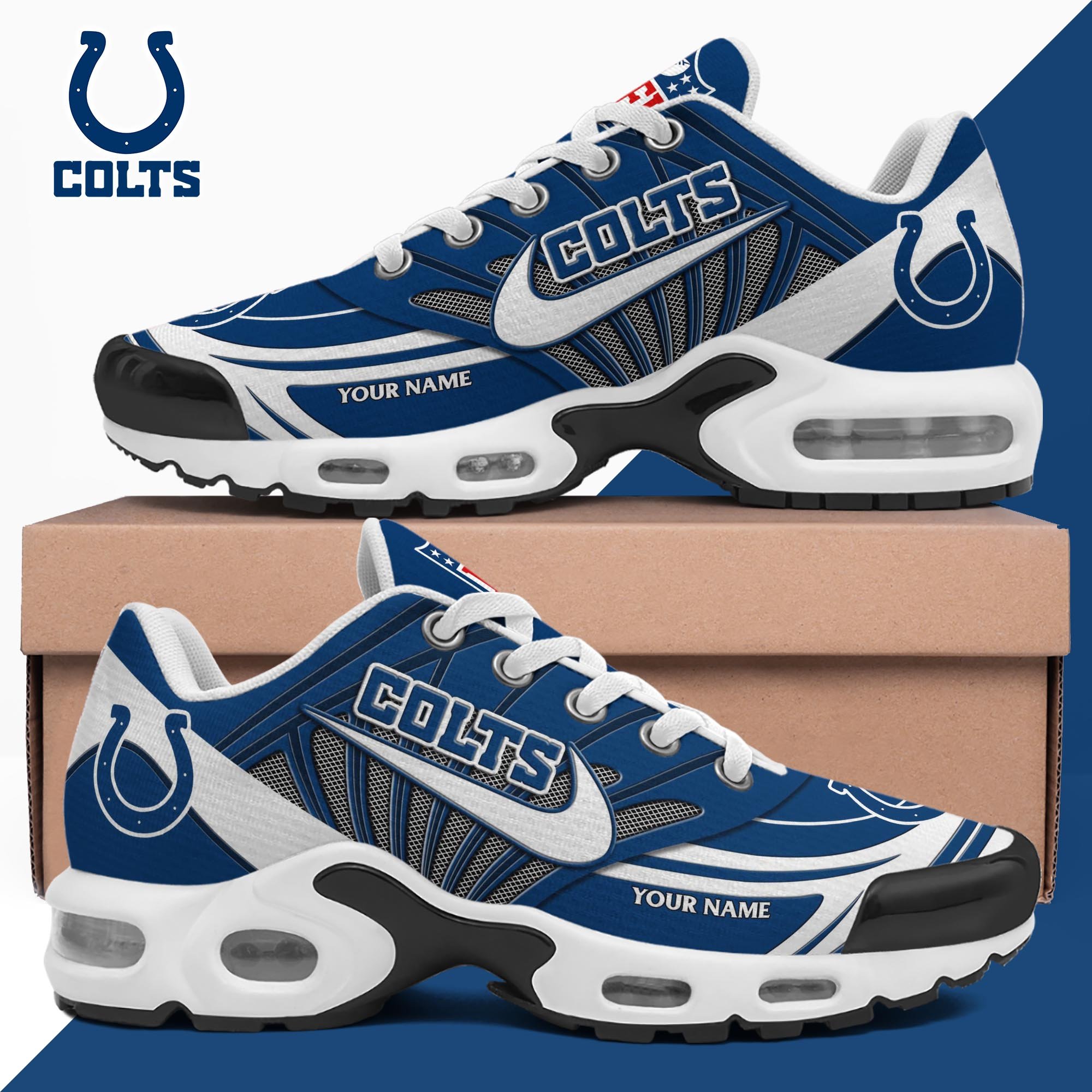 Indianapolis Colts TN Shoes 2026 Version Custom Your Name 