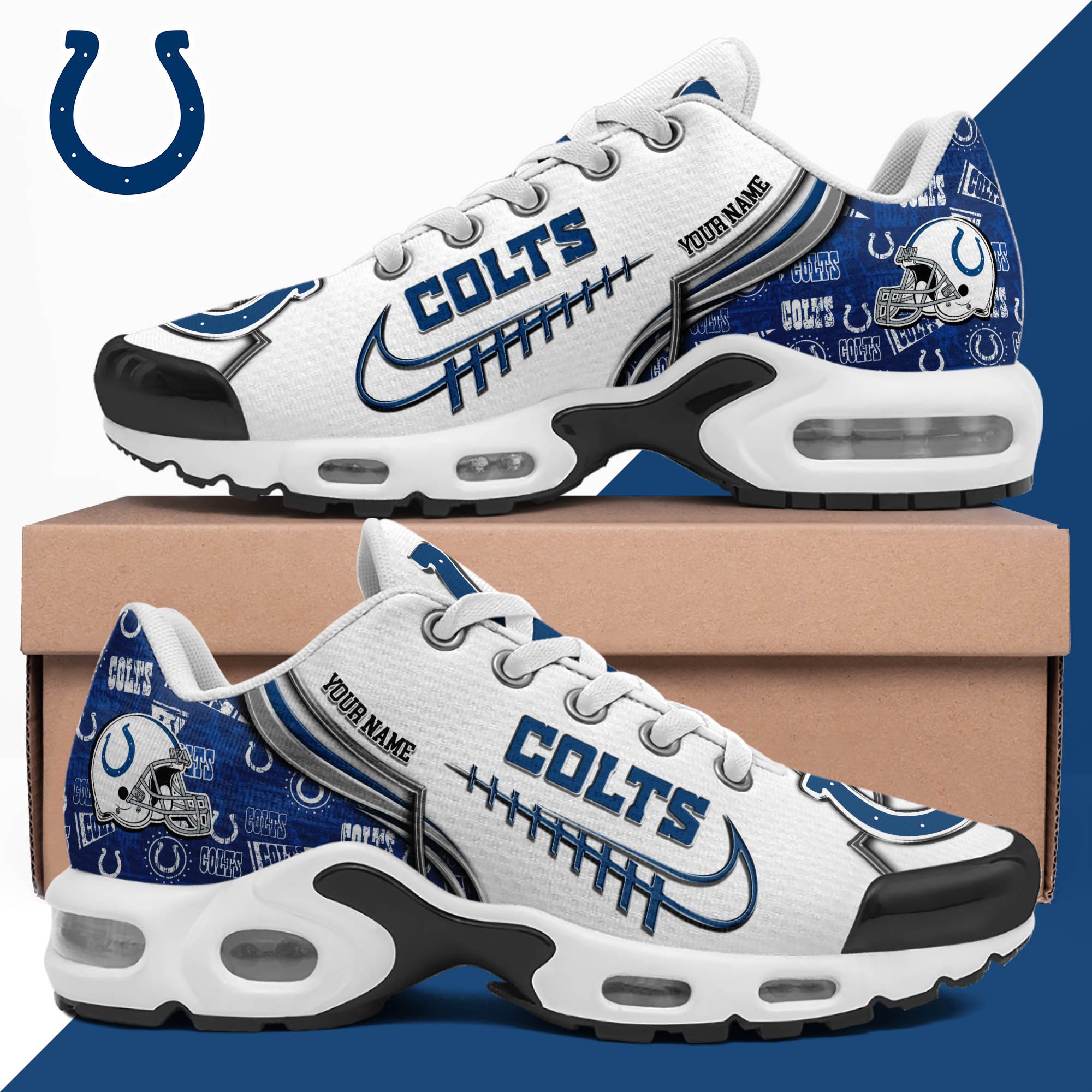 Indianapolis Colts TN Shoes 2026 Version Custom Your Name 642