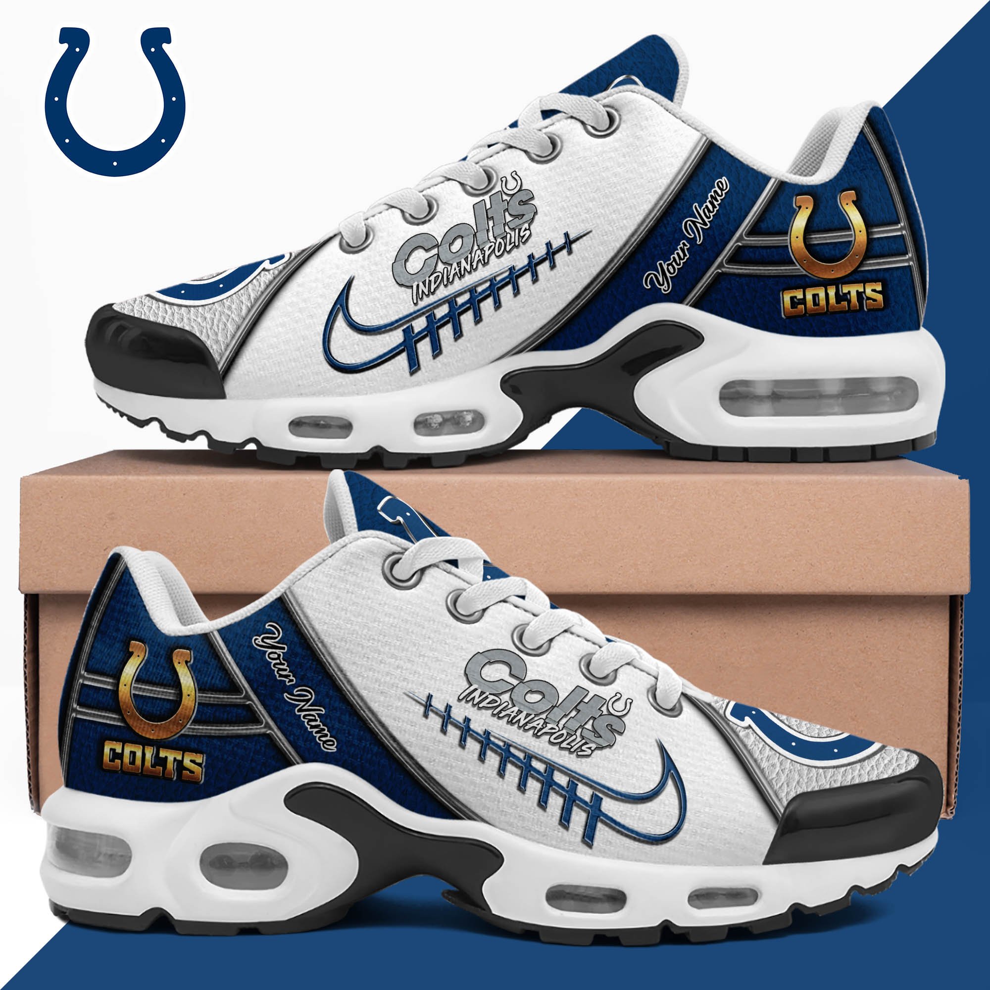 Indianapolis Colts TN Shoes 2026 Version Custom Your Name, Football Team Shoes 516