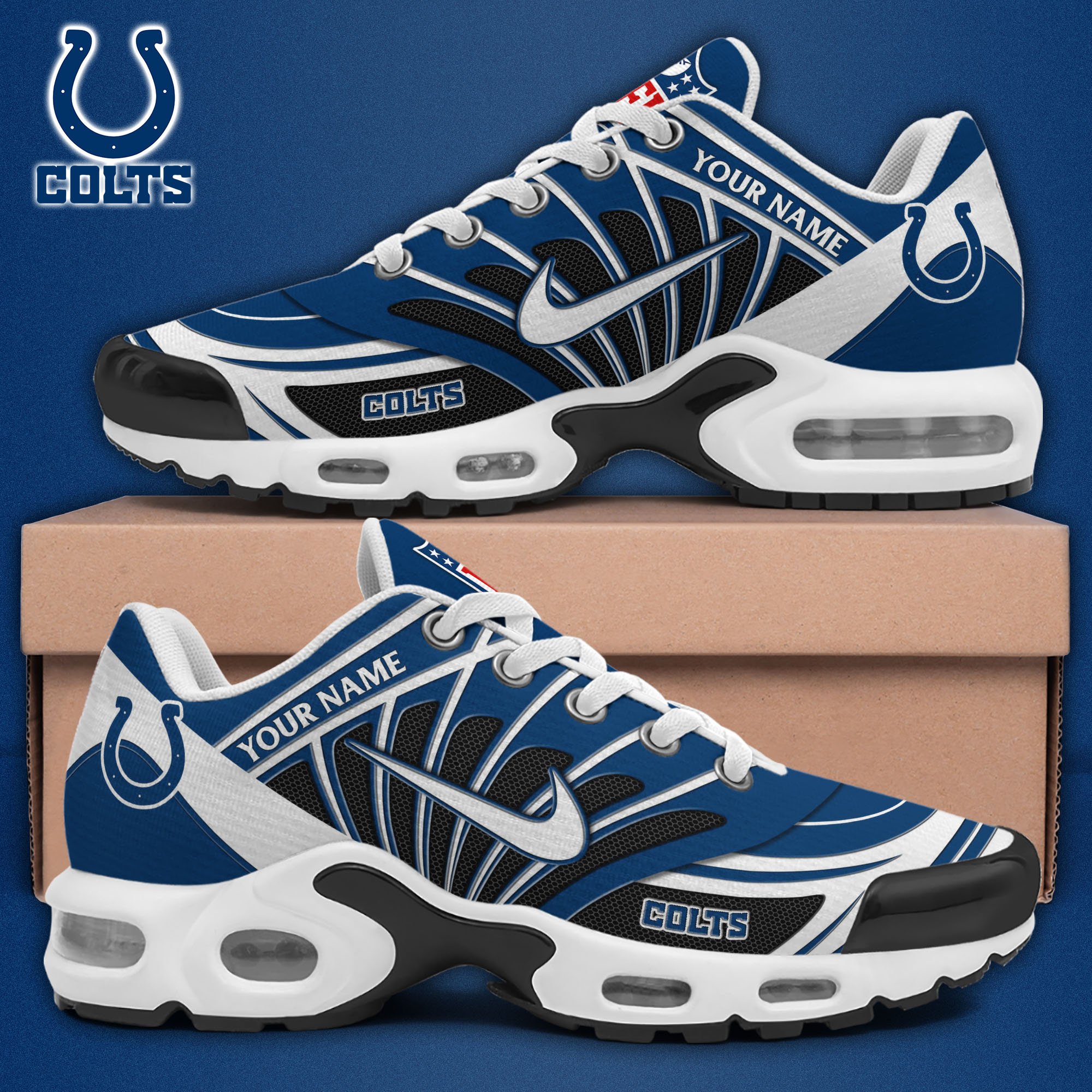 Indianapolis Colts TN Shoes 2026 Versions Custom Your Name 921