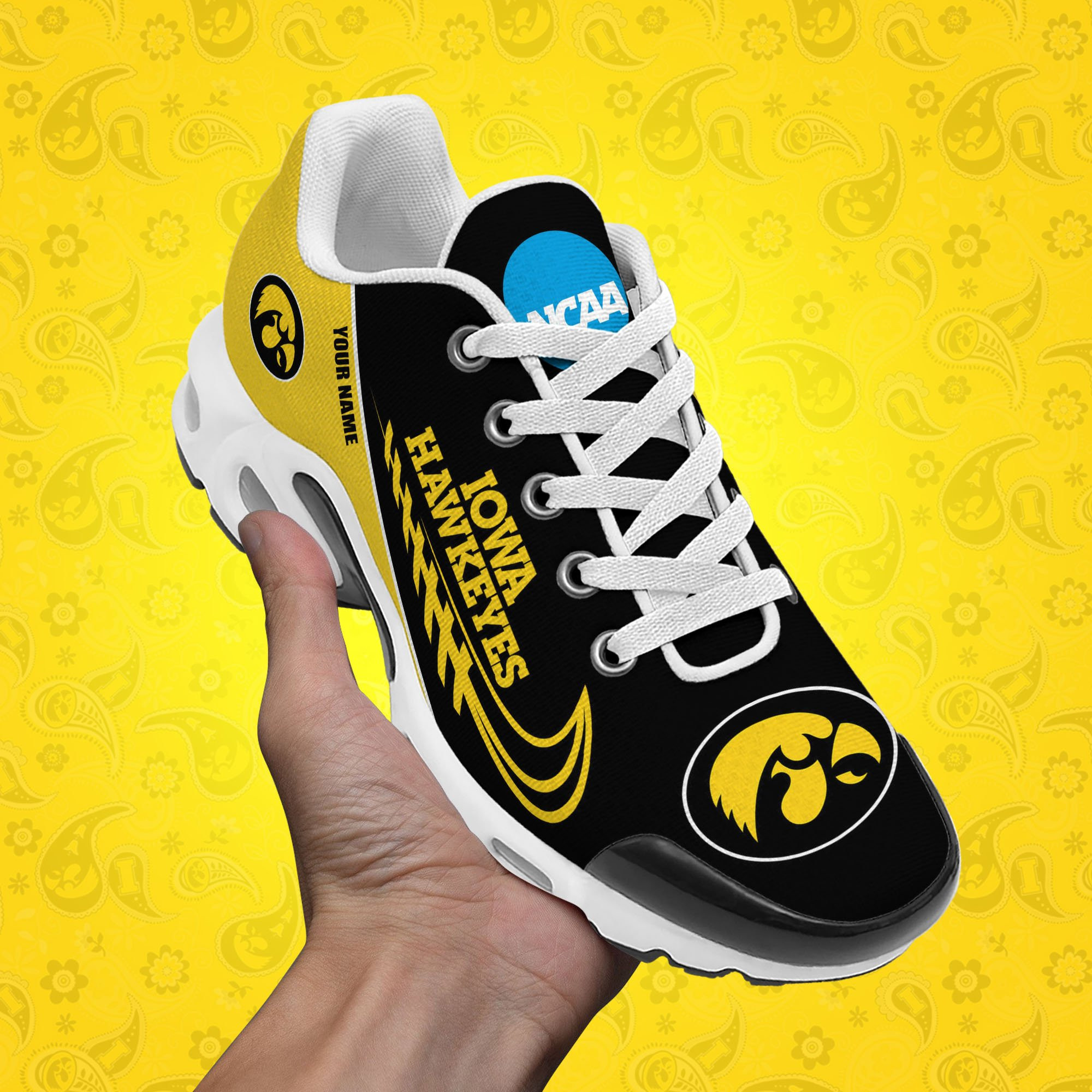 Iowa Hawkeyes TN Shoes Custom Your Name 514