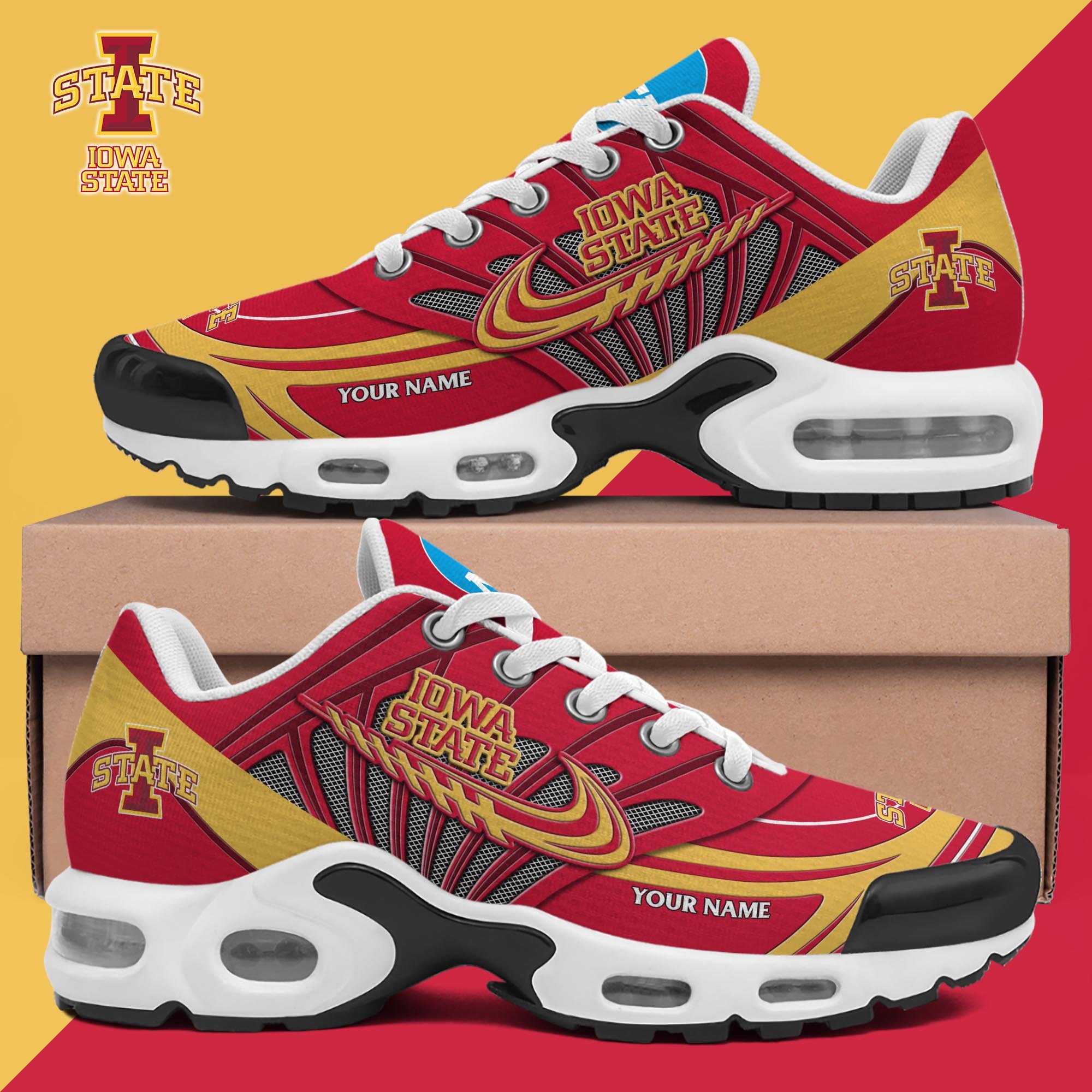 iowa state cyclones tn shoes 2026 version custom your name 6442 ktjh4