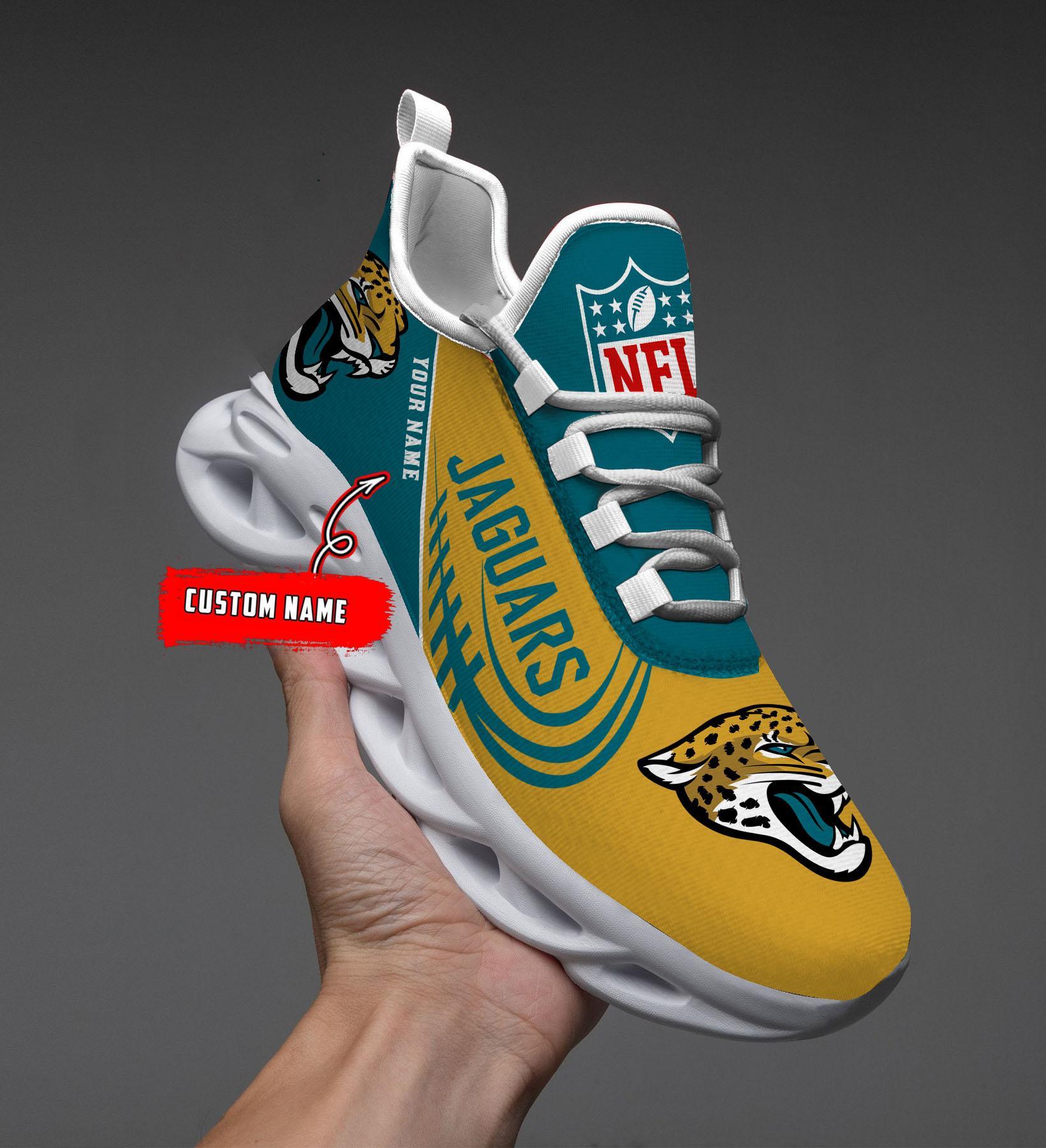 jacksonville jaguars black max soul shoes 2026 versions custom name 630 9576