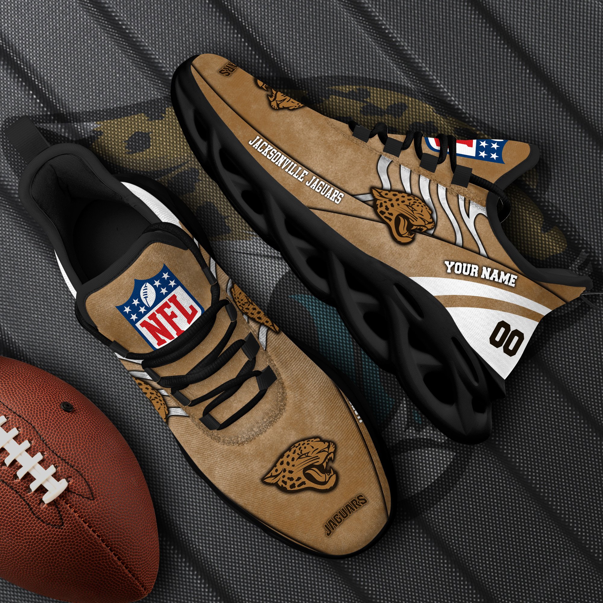 jacksonville jaguars black max soul shoes 2026 versions custom your name and number 264 4642 nzpdi