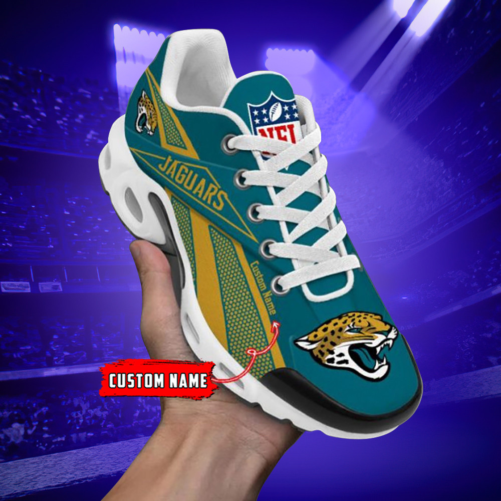 jacksonville jaguars custom name air max shoes air cushion sneakers 5806 t36rd