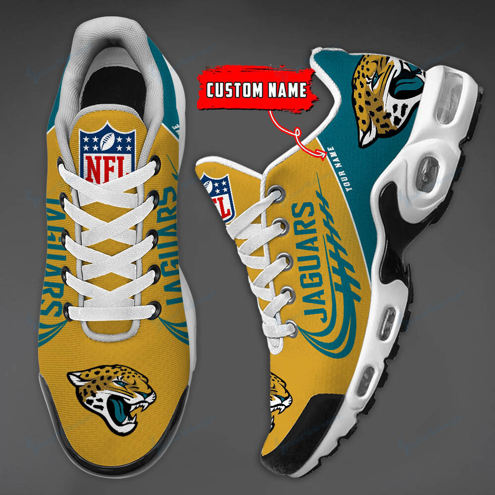 jacksonville jaguars personalized air max shoes cushion sneaker 7066 dkjzr