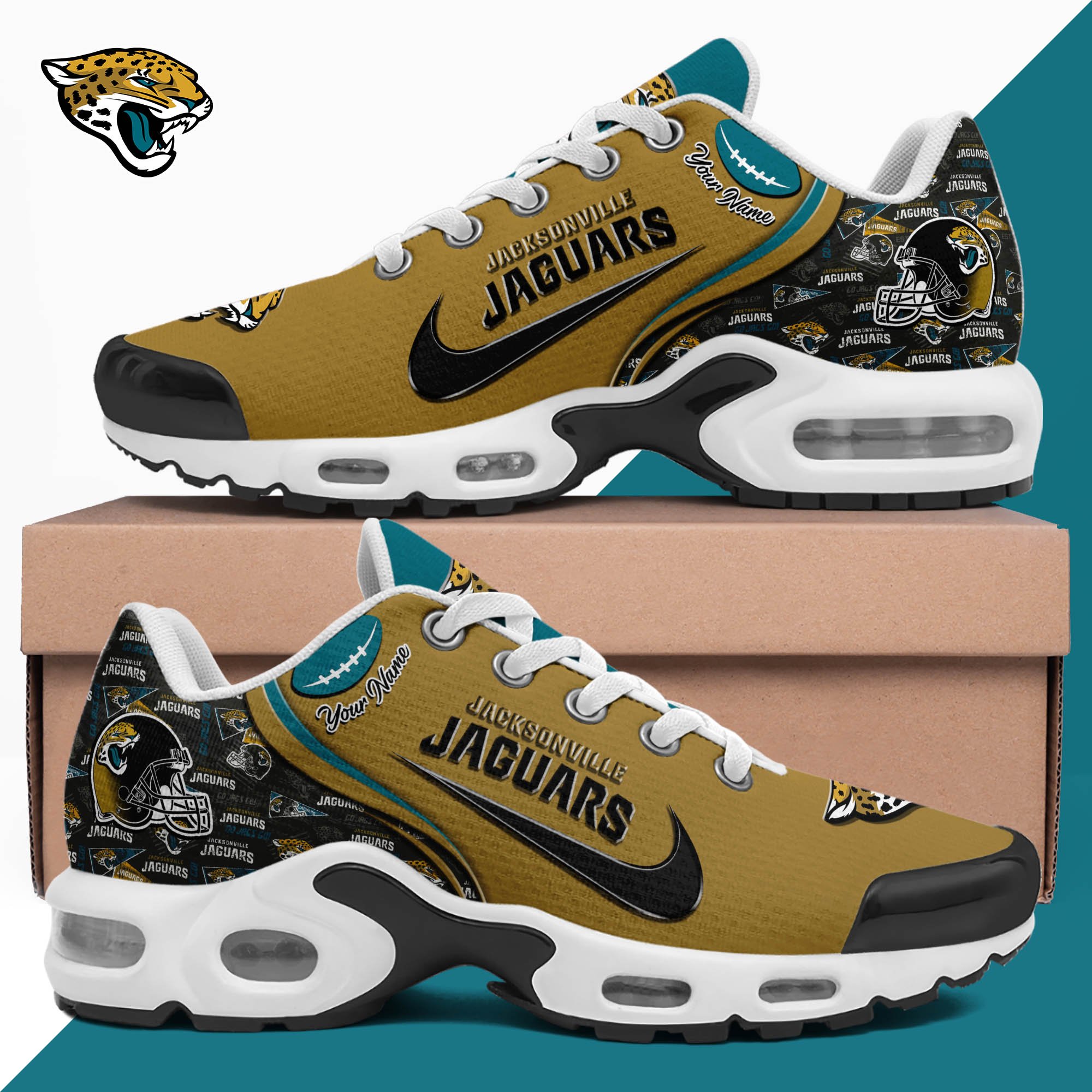 jacksonville jaguars tn shoes 2026 version custom your name 499 1142