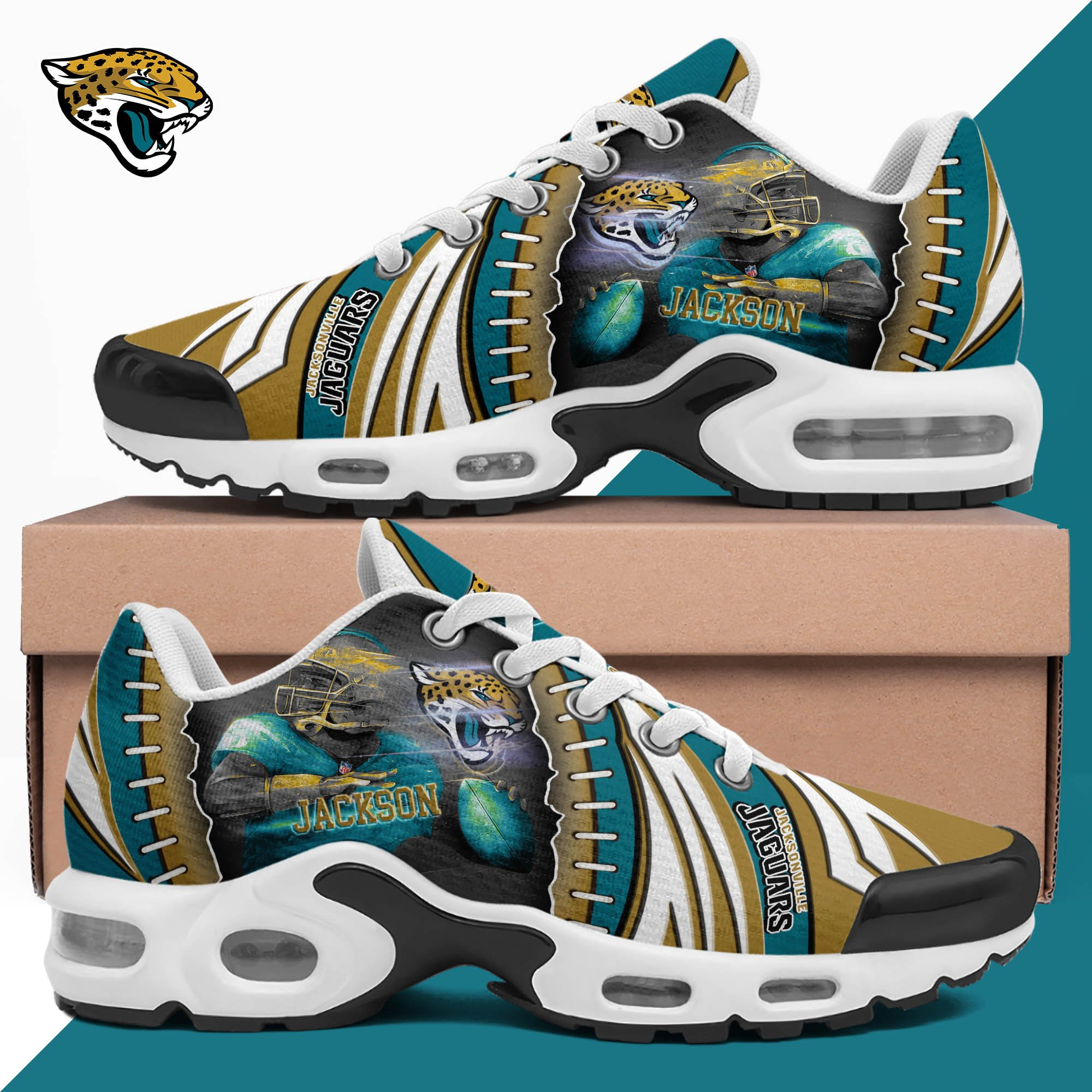 jacksonville jaguars tn shoes 2026 version custom your name 919 6307 tmvlr