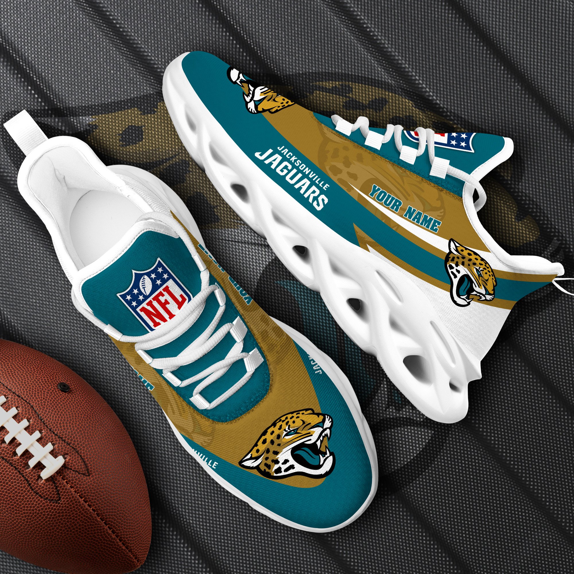jacksonville jaguars white max soul shoes 2026 versions custom your name sports gift for fan sport gifts ph410 6745 hmp8r