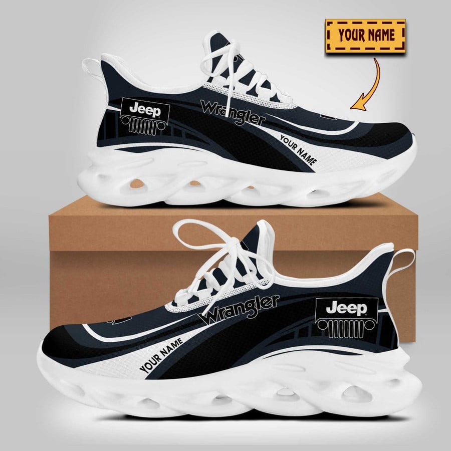 Jeep Custom Name Design Max Soul Sneakers VS15