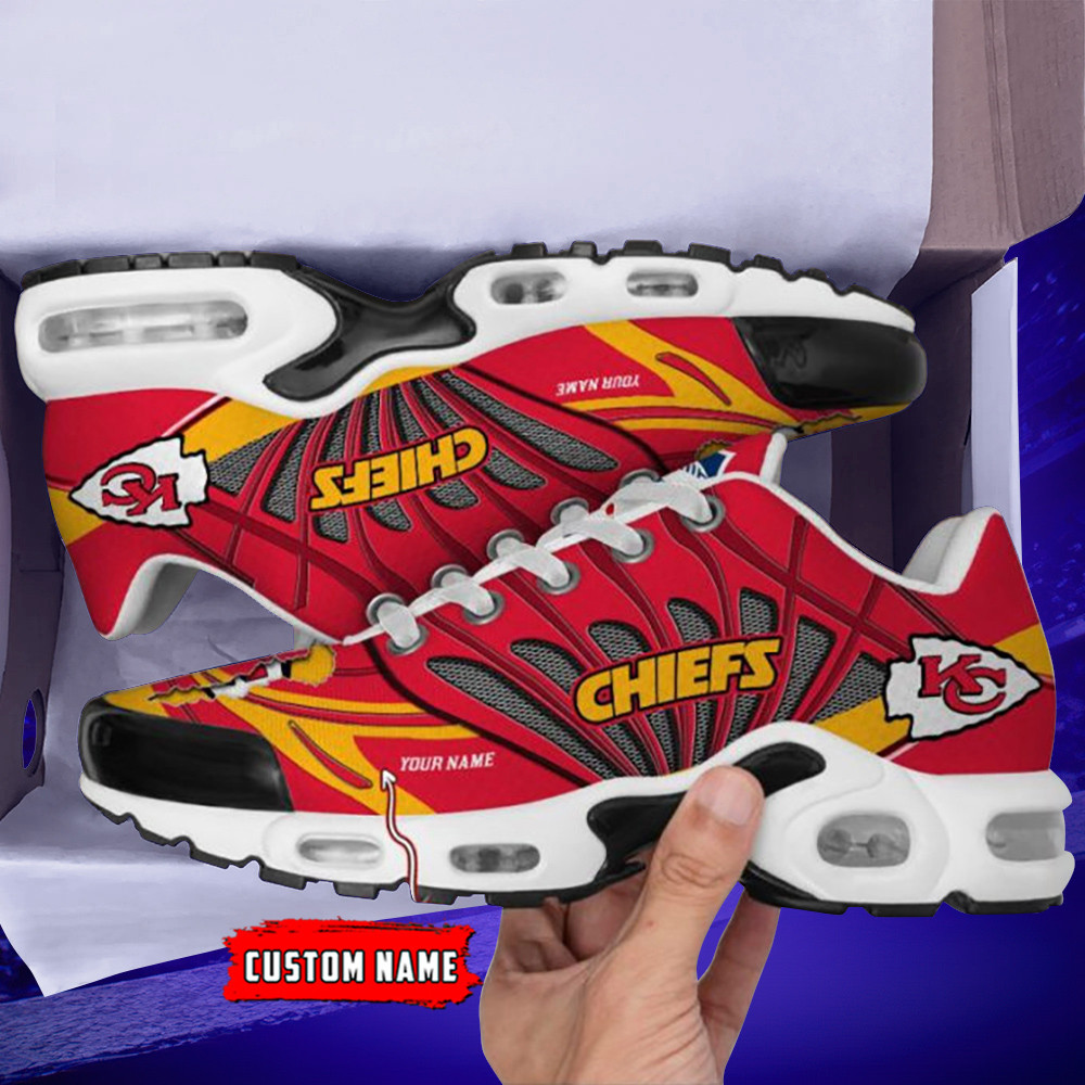 kansas city chiefs monster custom name air max shoes air cushion sneakers 9453 fe1oj