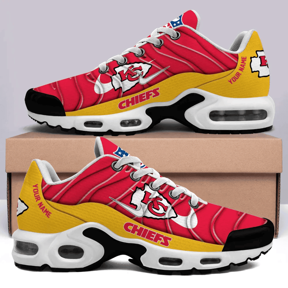 Kansas City Chiefs Personalized Name Team Mix Colors V4 TN Shoes Air Cushion Sneakers